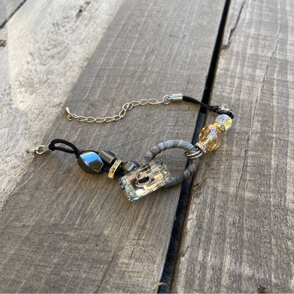 Elegant Gold and Silver Bracelet
